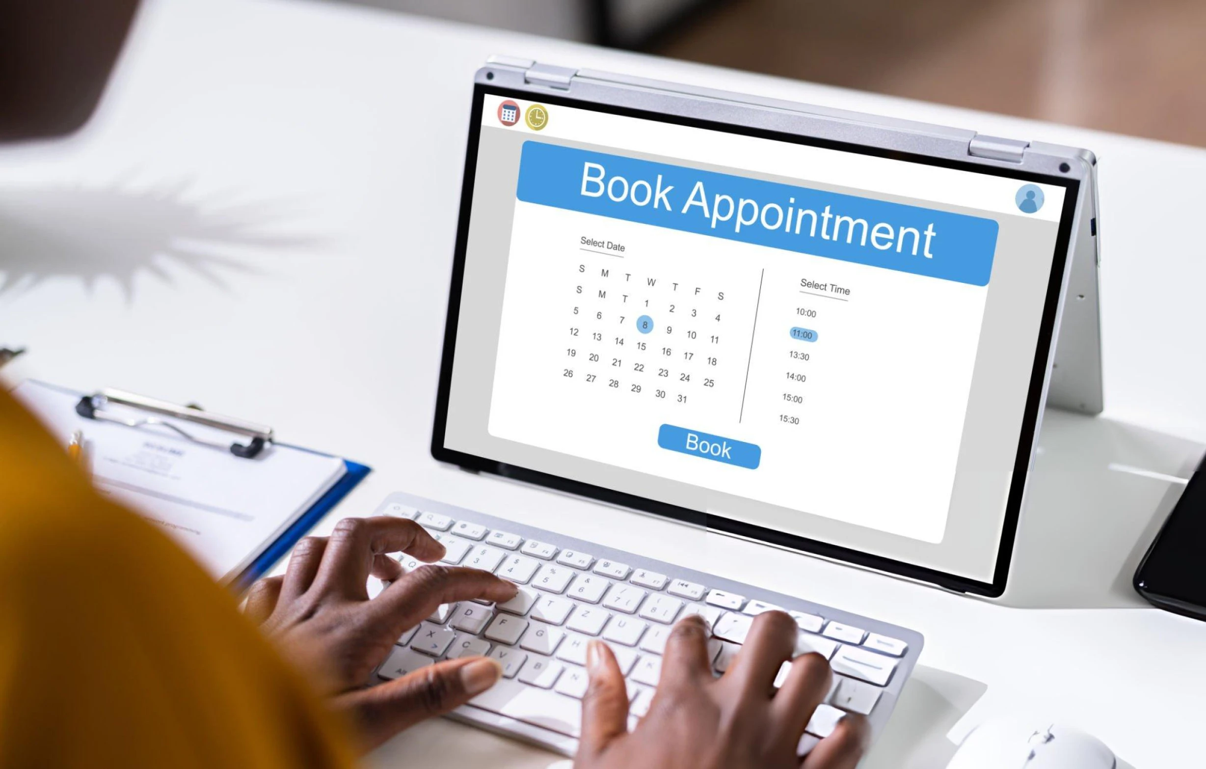 fill appointment book without ads