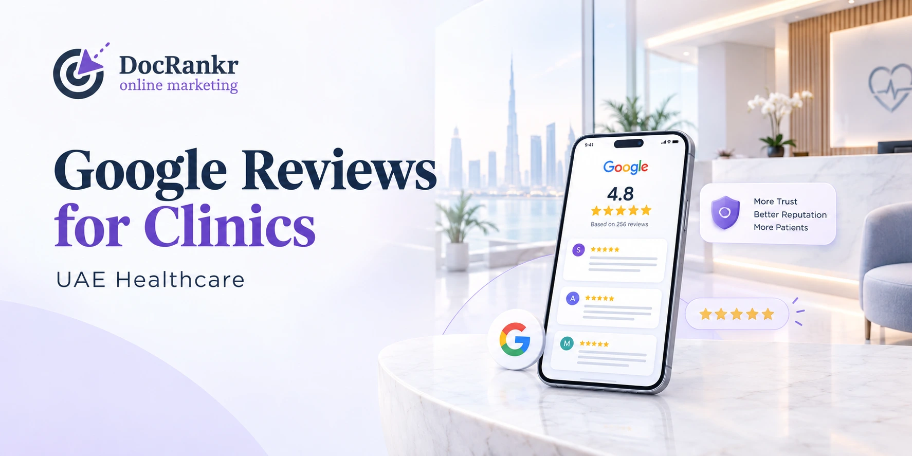 Google Reviews for Clinics in UAE